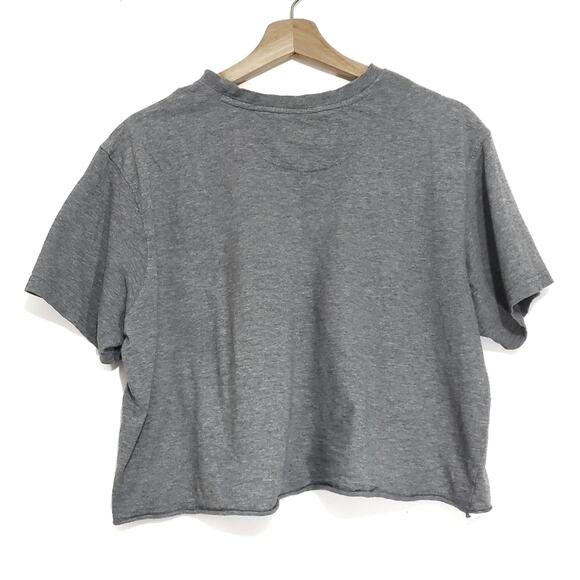 Fila | Graphic Raw Hem Upcycled Boxy Fit Crop Top - Picture 5 of 8